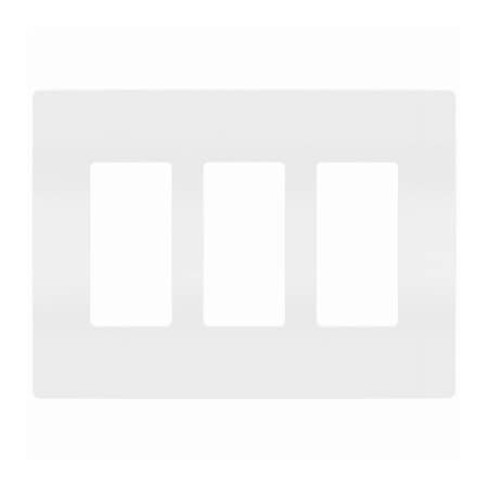 Pass & Seymour WHT 3G Dec WallPlate RWP263WCC6